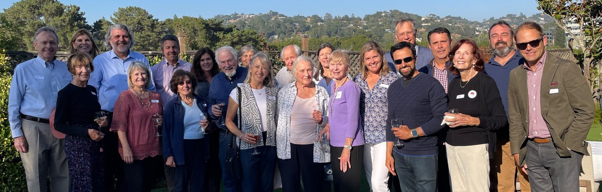 board and committee members from organizations supporting the Larkspur Library